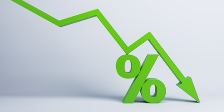seller financing low interest rates green arrow